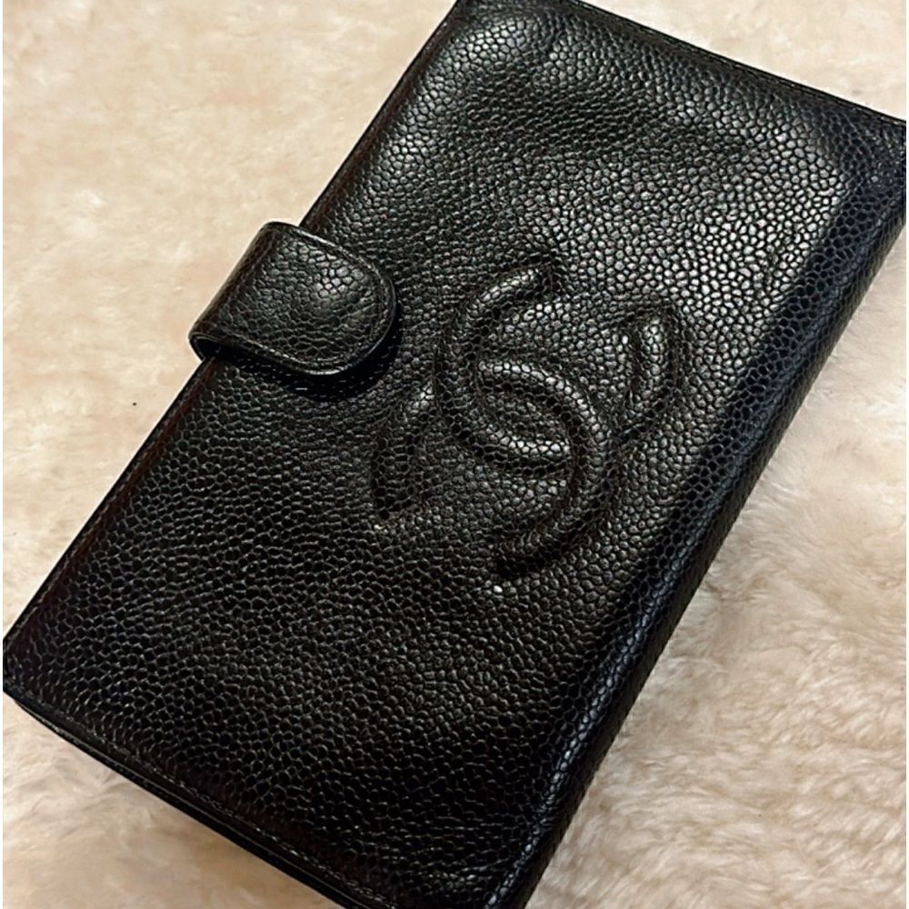 💯% Authentic CHANEL CC Black Caviar Wallet✨ - Picture 2 of 15